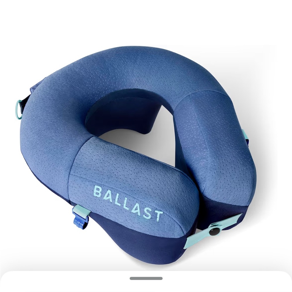 BALLAST Travel Neck Pillow - Blue NWOT!